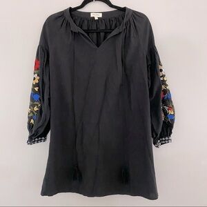 Velzera Embroidered Sleeve Mini Dress